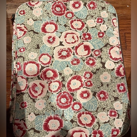 Amy Butler Accessories - Amy Butler for Kalencom Zipper Computer Portfolio Case 4 Pockets Floral Print